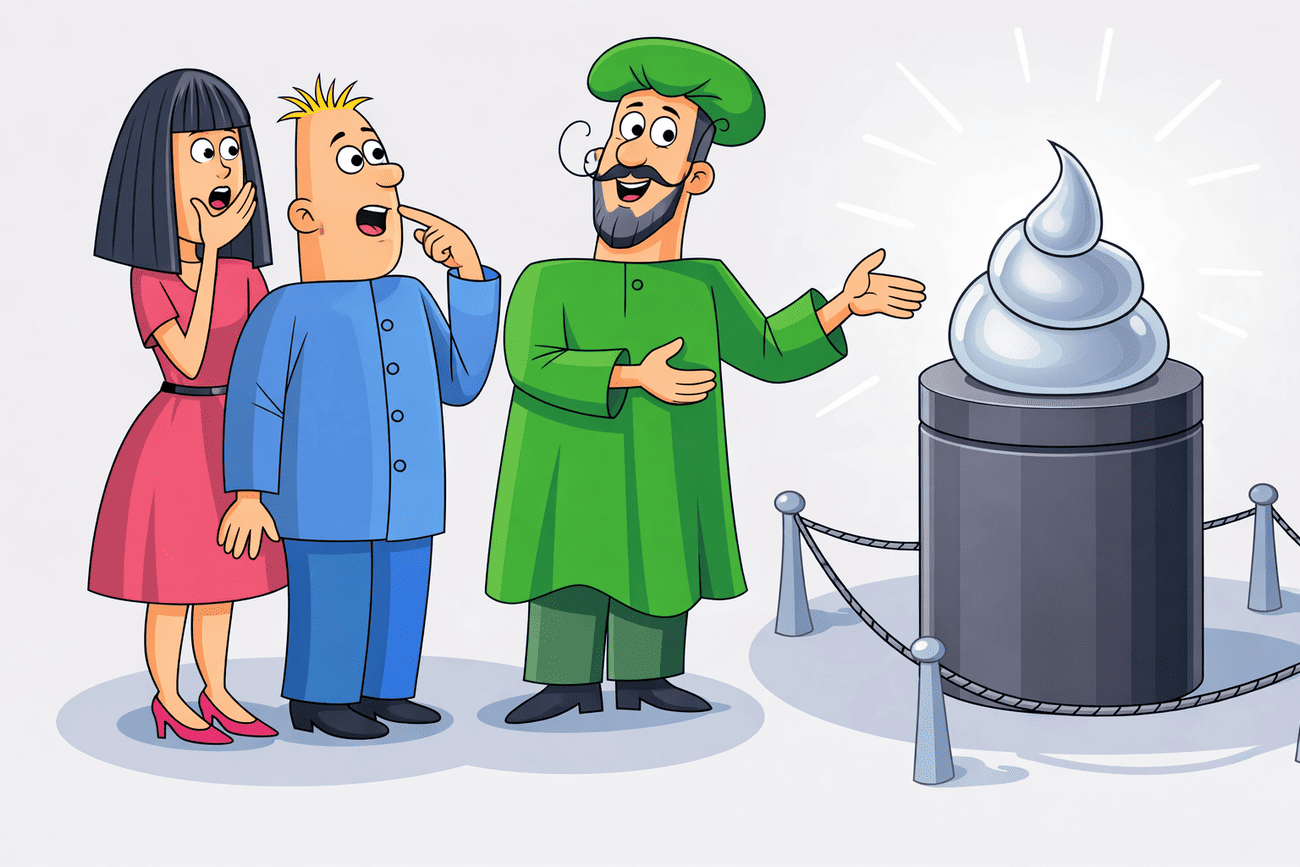 Иллюстрация глагола show